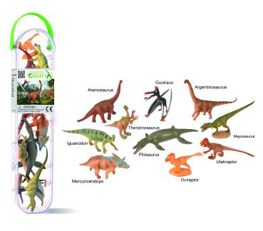 COLLECTA BOX MIT MINI DINOSAURIERN - III