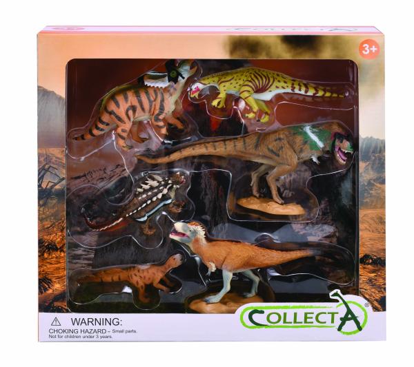 6 ST. DINOSAURIER SET, WINDOW BOX