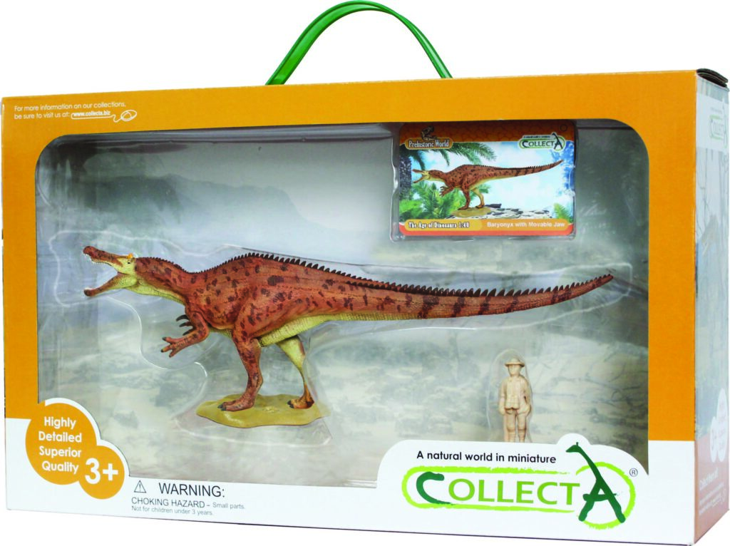 BARYONYX MIT BEWEGLICHEM KIEFER, 1:40 DELUXE WINDOW BOX