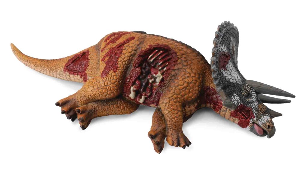 DINO-BEUTE - TOTER TRICERATOPS (L)