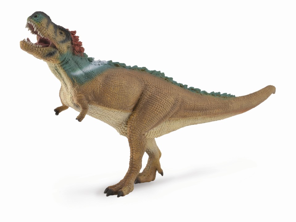 T-REX - BRÜLLEND GEFIEDERT MIT BEW. KIEFER - 1:40 (DELUXE)