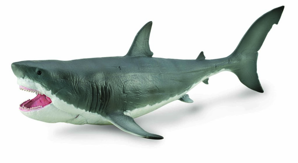 MEGALODON MIT BEWEGLICHEM KIEFER,  1:40 (DELUXE)
