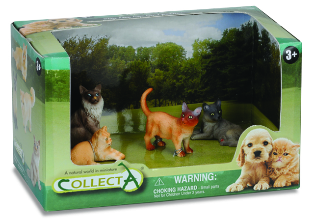 4 ST KATZEN SET OPEN BOX
