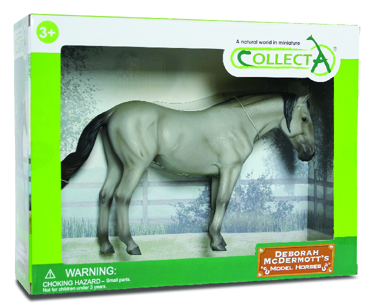* LUSITANO STUTE GRAU 1:12 DELUXE, WINDOW BOX