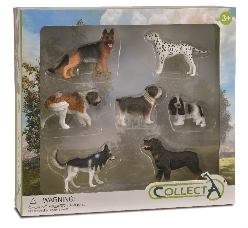 * 7 ST HUNDE SET WINDOW BOX