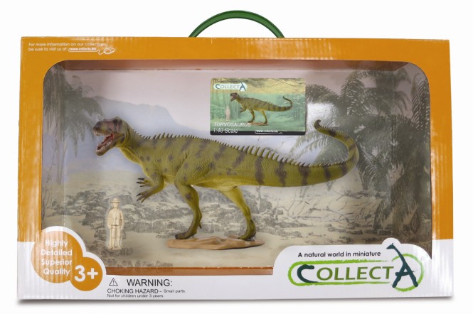 TORVOSAURUS MIT BEWEGL. KIEFER, 1:40 DELUXE WINDOW BOX