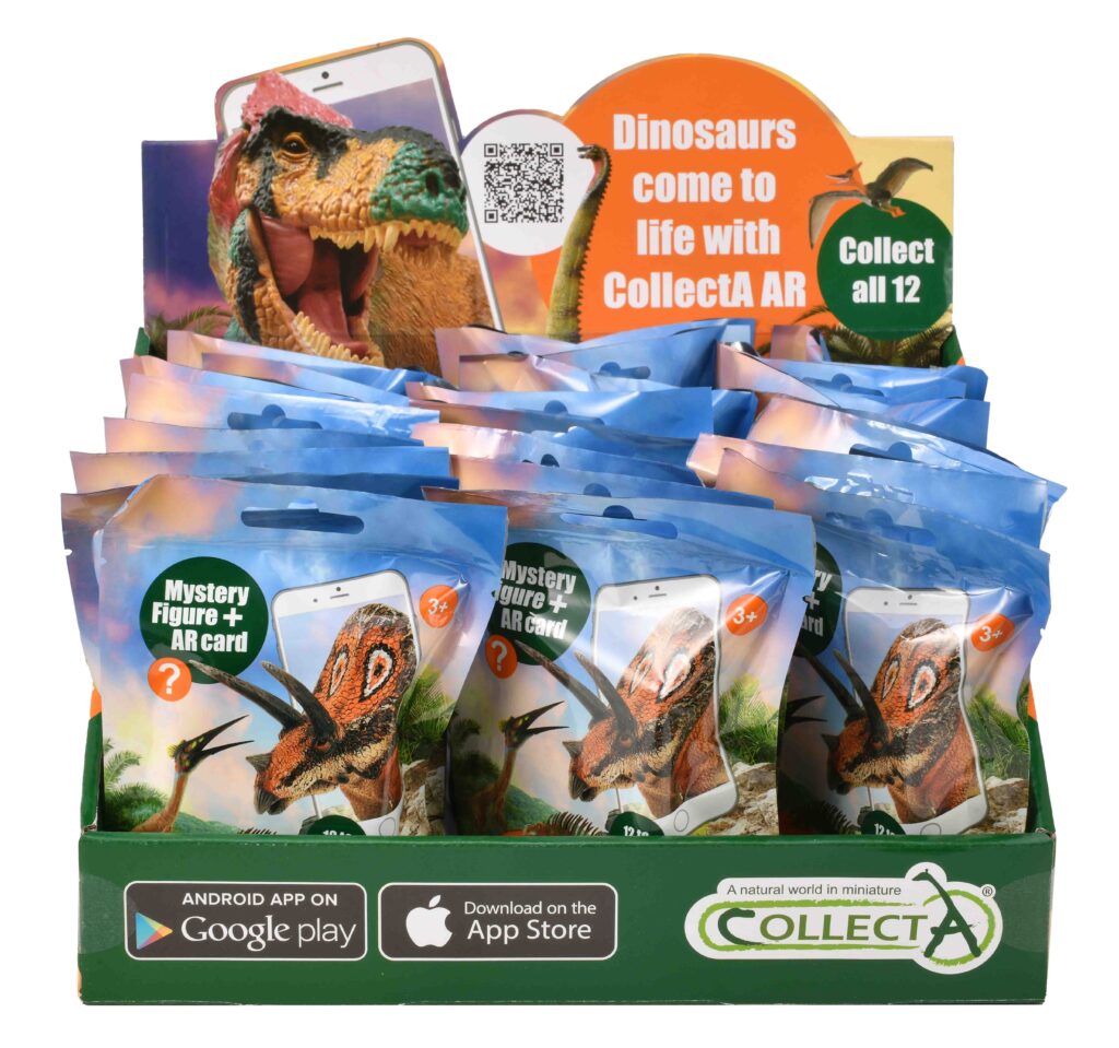 * POP-UP-DISPLAY: AR-DINO SERIE 2; 2 x 12 Tüten